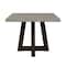 Armen Living Elodie Gray Concrete and Dark Gray Oak Rectangle Dining Table LCELDICCGR - alternate 7